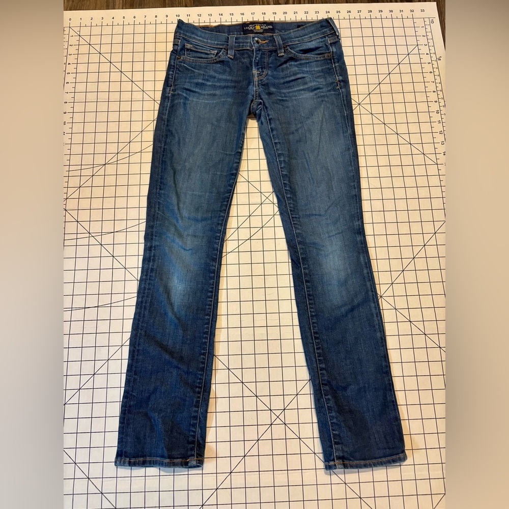 Lucky Brand Women’s Size 0/25 Blue Southside Charlie Straight Jeans